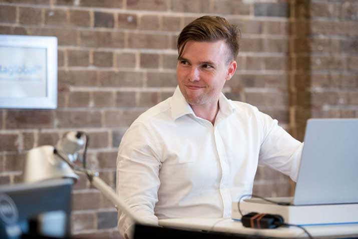 commerce-accounting-student-steven-bliim-at-work